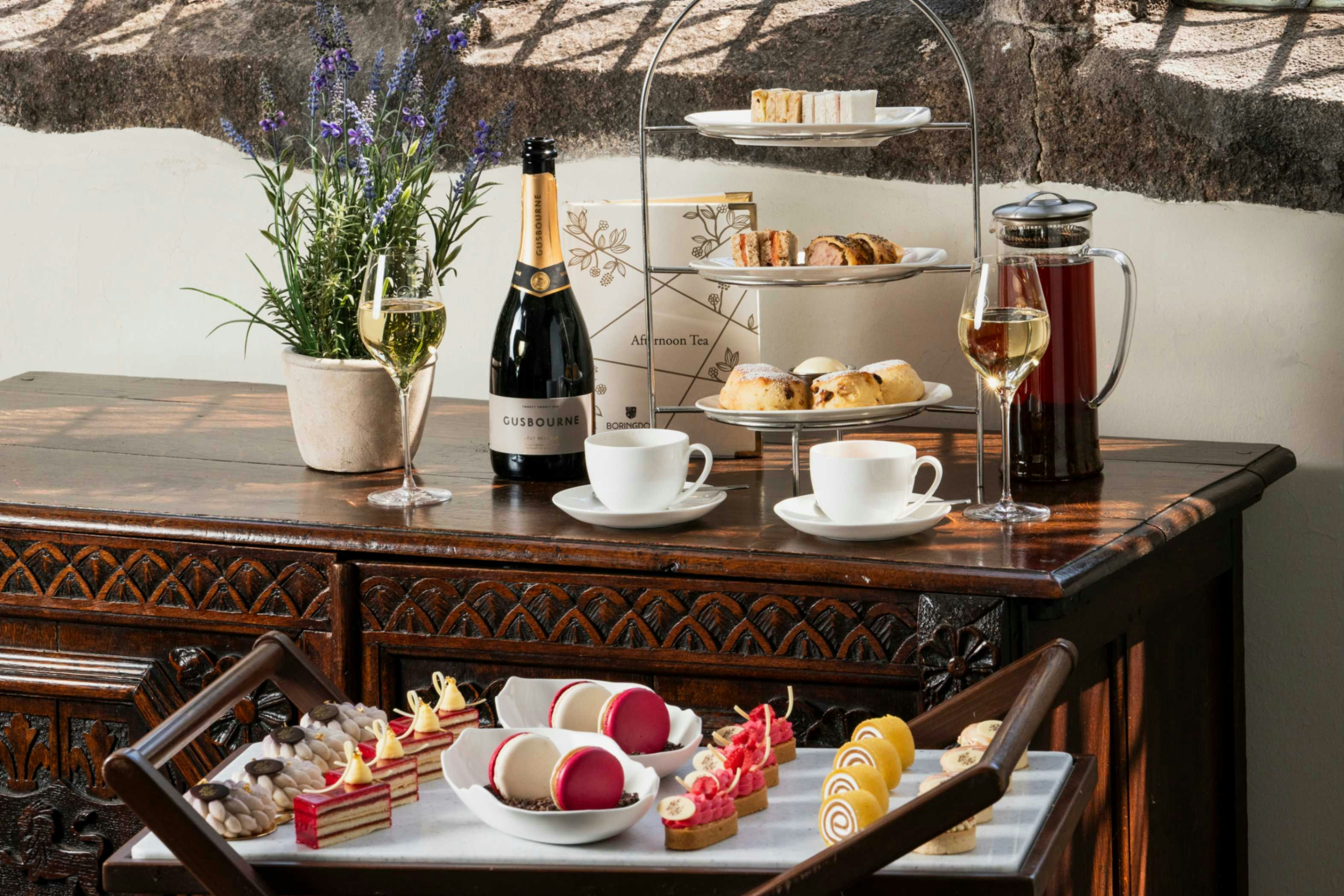 Midsummer Manor Dream Afternoon Tea with Gusbourne