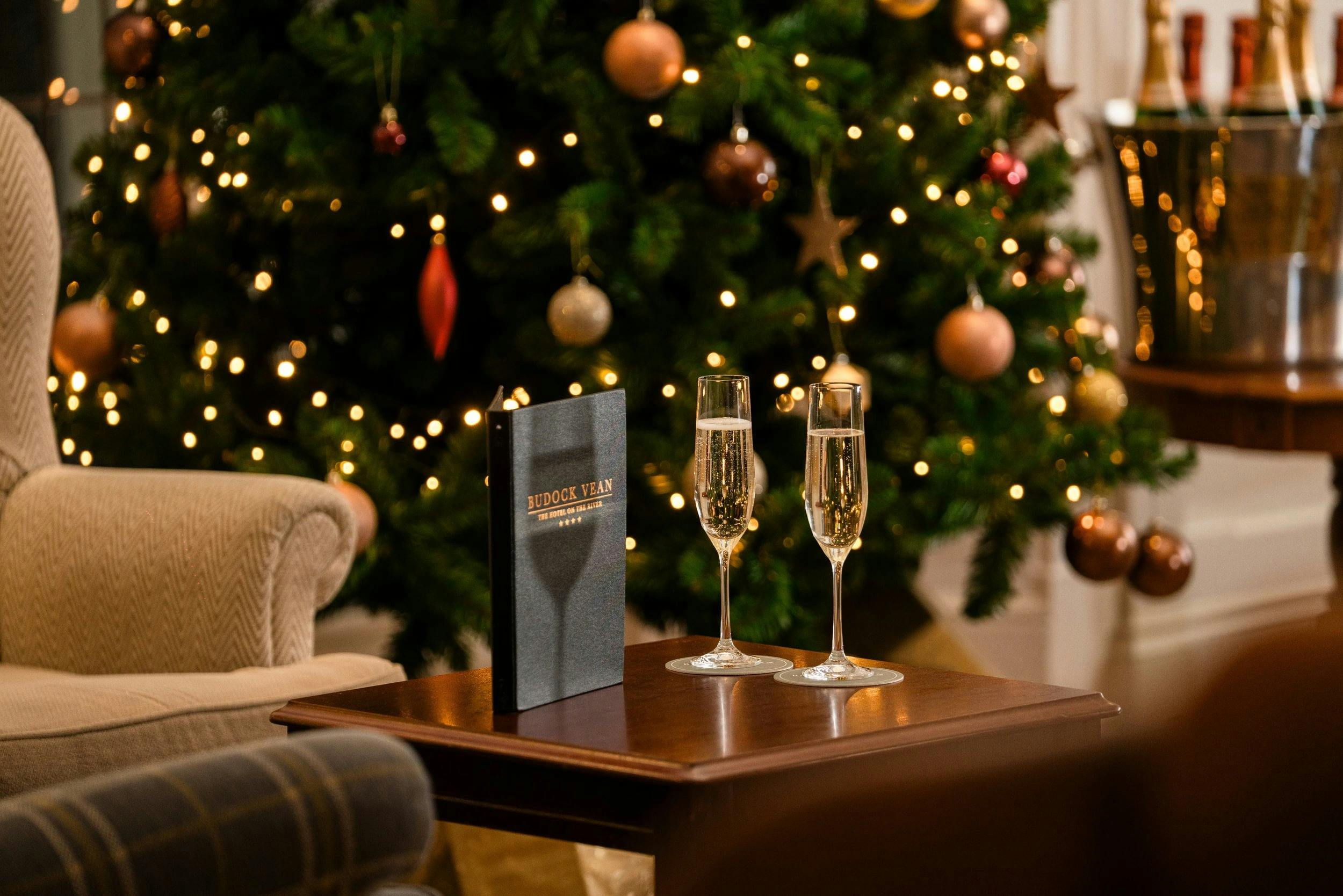 Christmas Champagne at Budock Vean Hotel & Spa