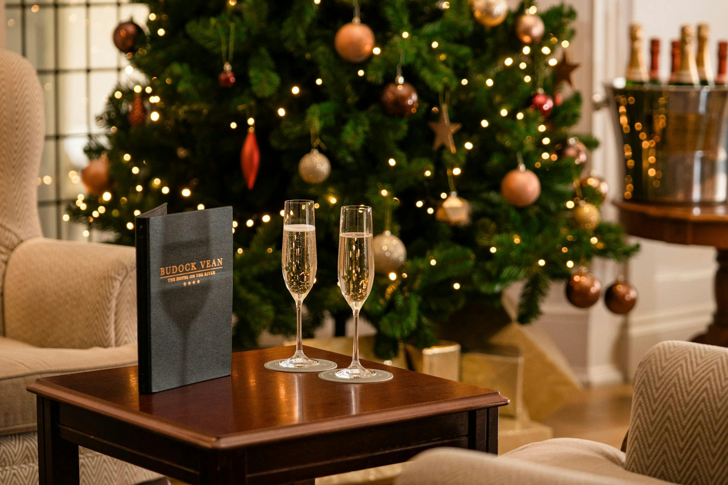 Christmas at Budock Vean Hotel in Cornwall