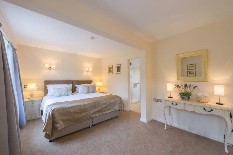 Pittefaux Cottage Bedroom at Careys Manor Hotel