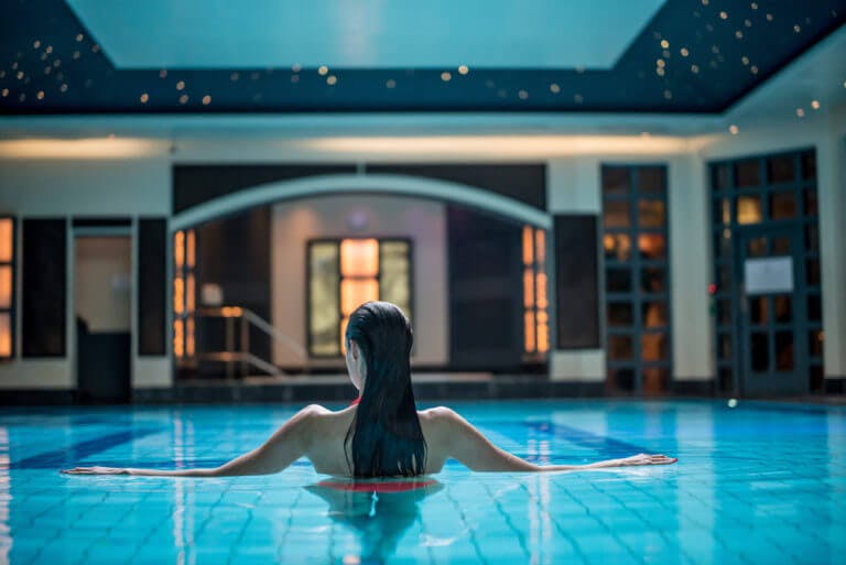 Swimming pool at award winning spa SenSpa