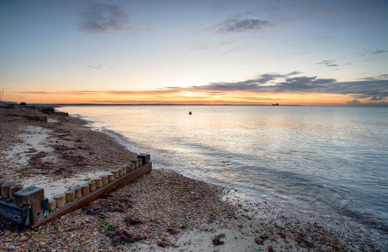 Calshot beach