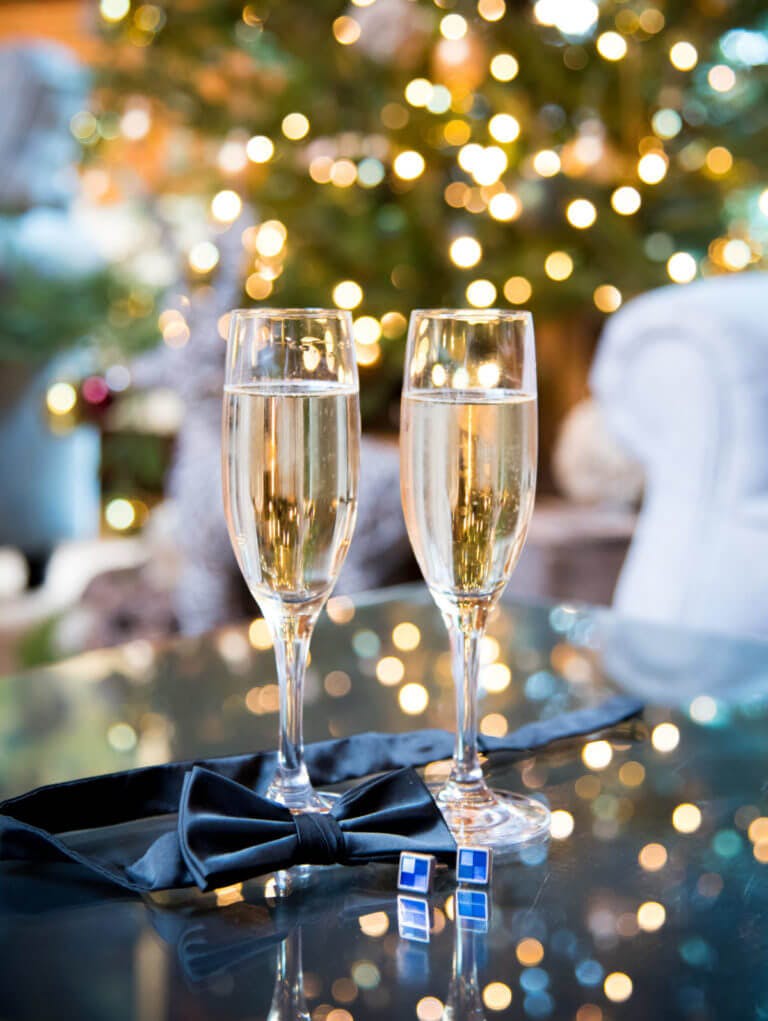 Champagne at Christmas at Careys Manor Hotel