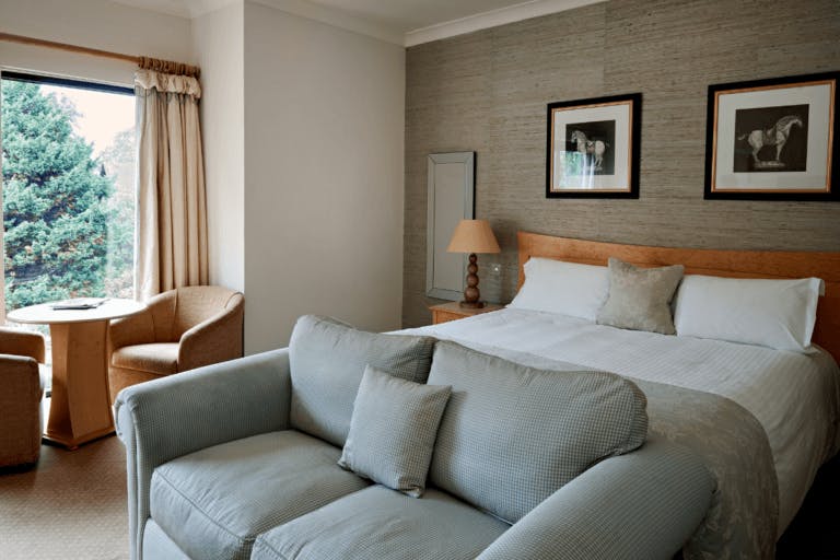 Rosewood bedroom at Careys Manor Hotel