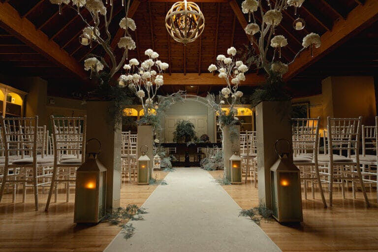 Love At Frost Sight winter wedding package Careys Manor Hotel & SenSpa