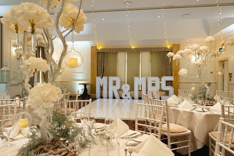 Winter wedding Careys Manor Hotel & SenSpa