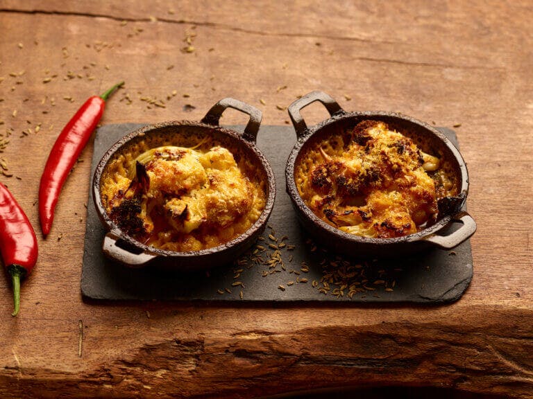 Chilli & Fennel Cauliflower Cheese Christmas Recipe - Cambium restaurant at Careys Manor Hotel & SenSpa
