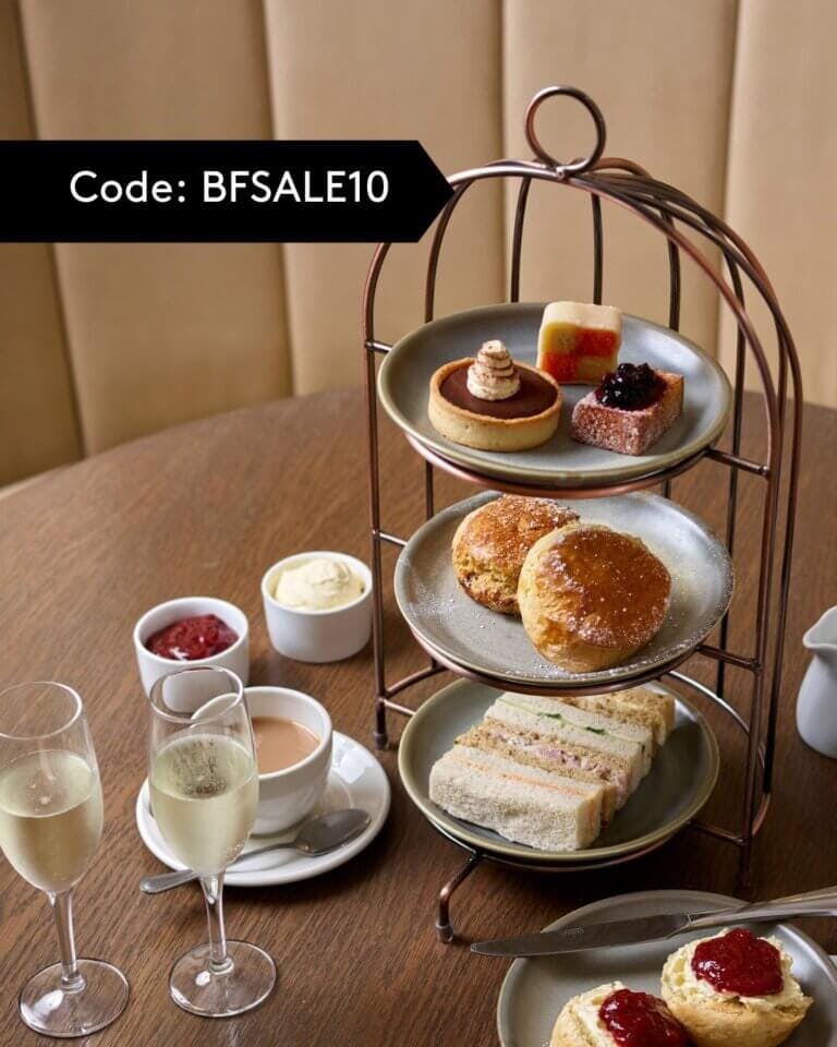 Black Friday Offer on Afternoon Tea Careys Manor Hotel 2023