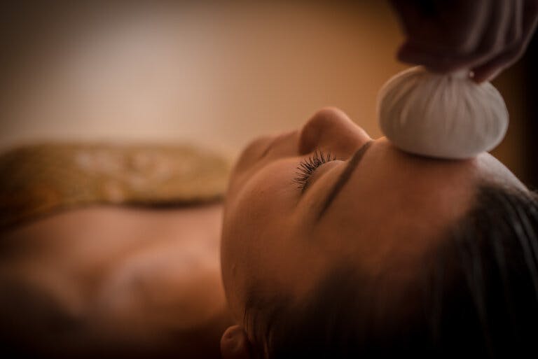 Thai Herbal Poultice head massage at Careys Manor Hotel & SenSpa | New Forest spa hotel