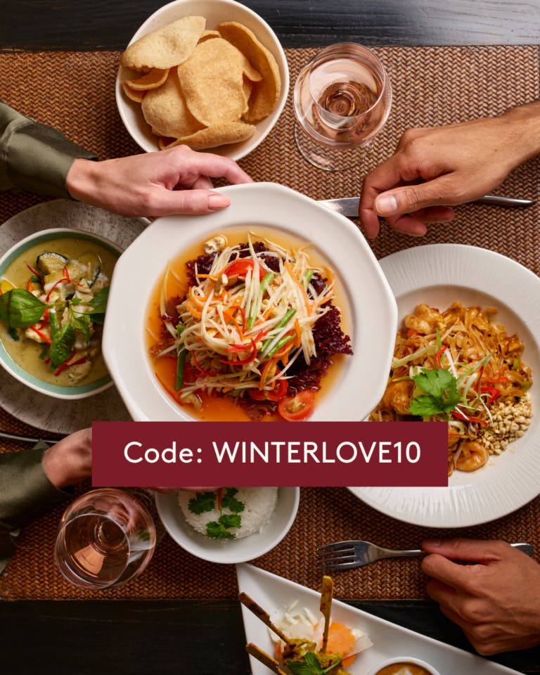 Thai dinner for two with spa promo code