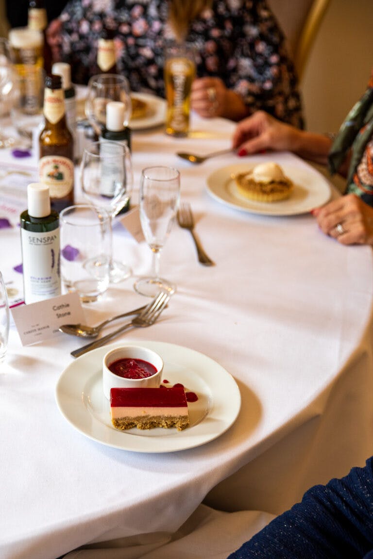 Desserts at Careys Manor networking event