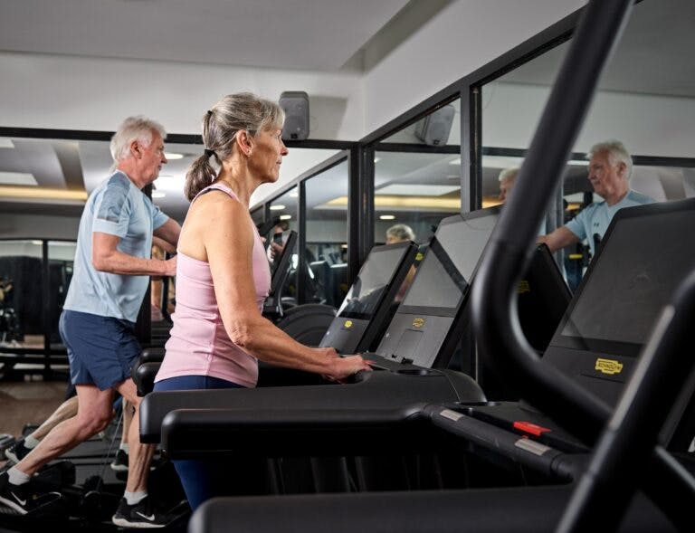Members on treadmills at SenSpa gym