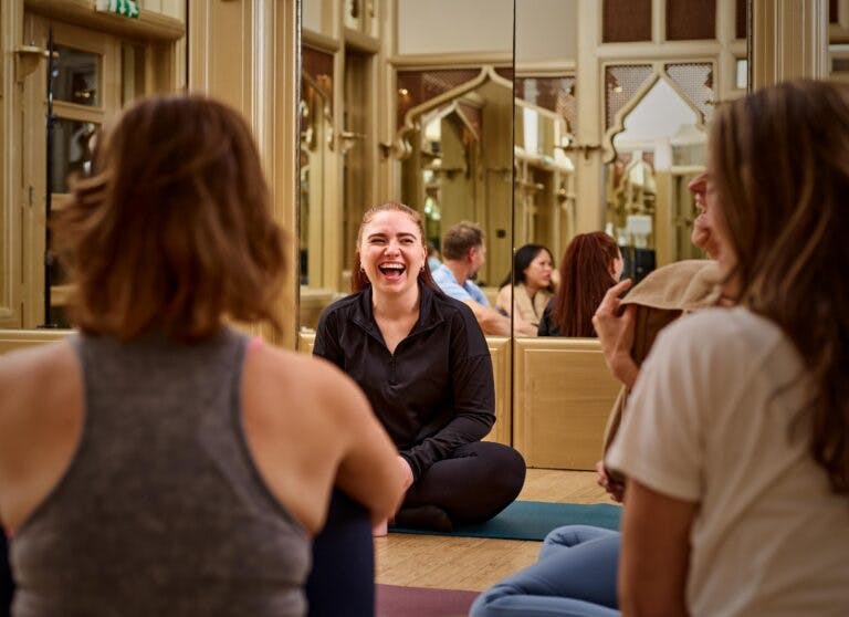 SenSpa Trainer Jess leading a class