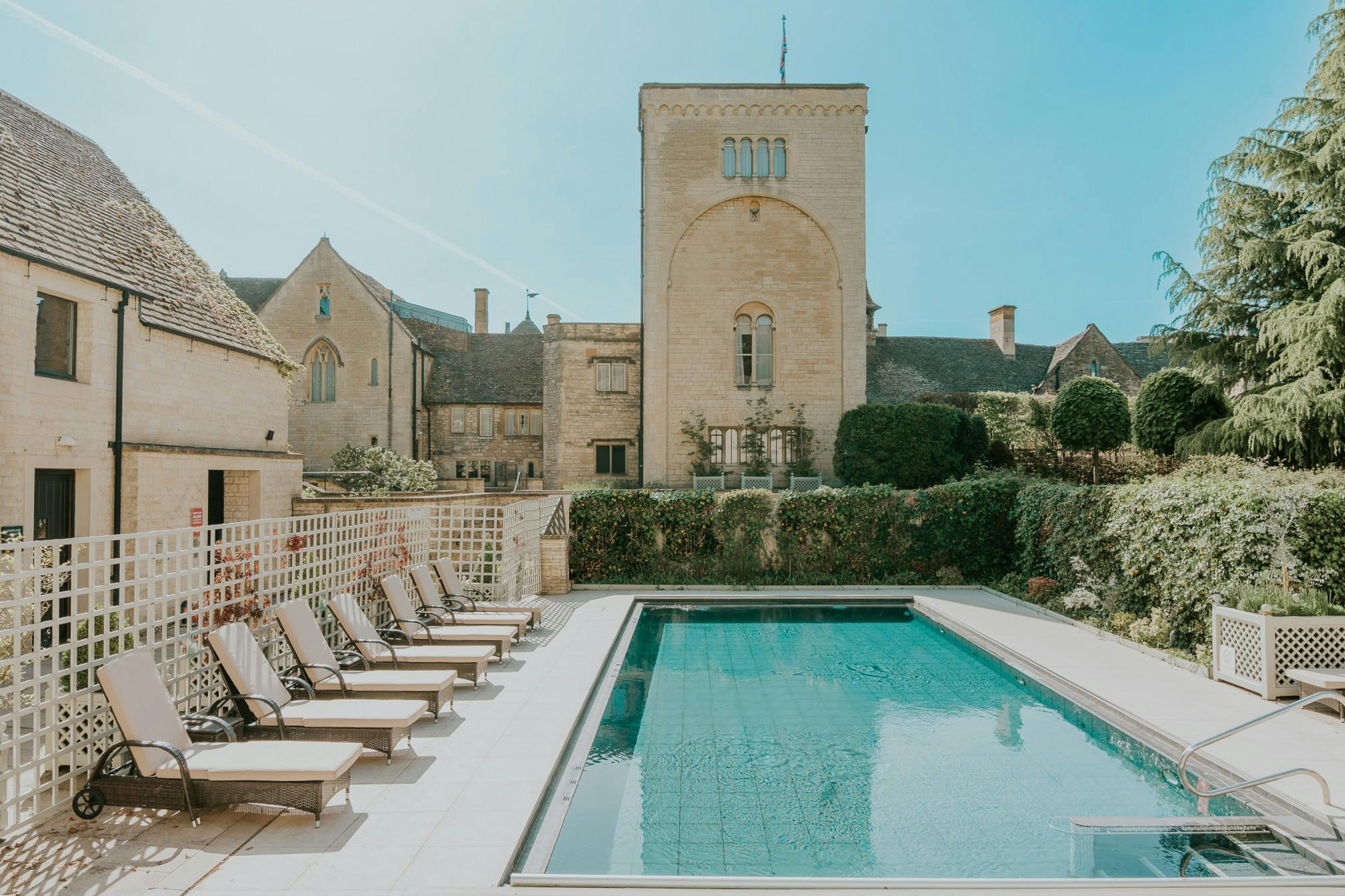 Fine dining table setting at Ellenborough Park for the Dinner, Bed and Breakfast package