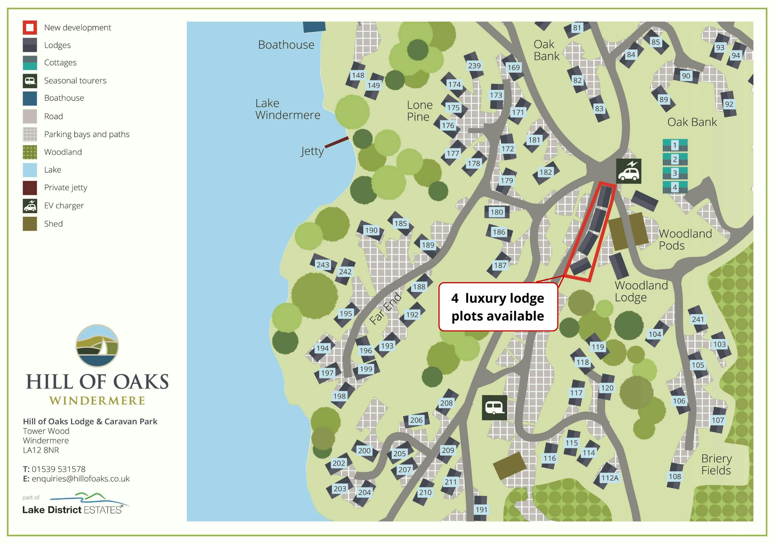 New Lake District Lodge Development Map