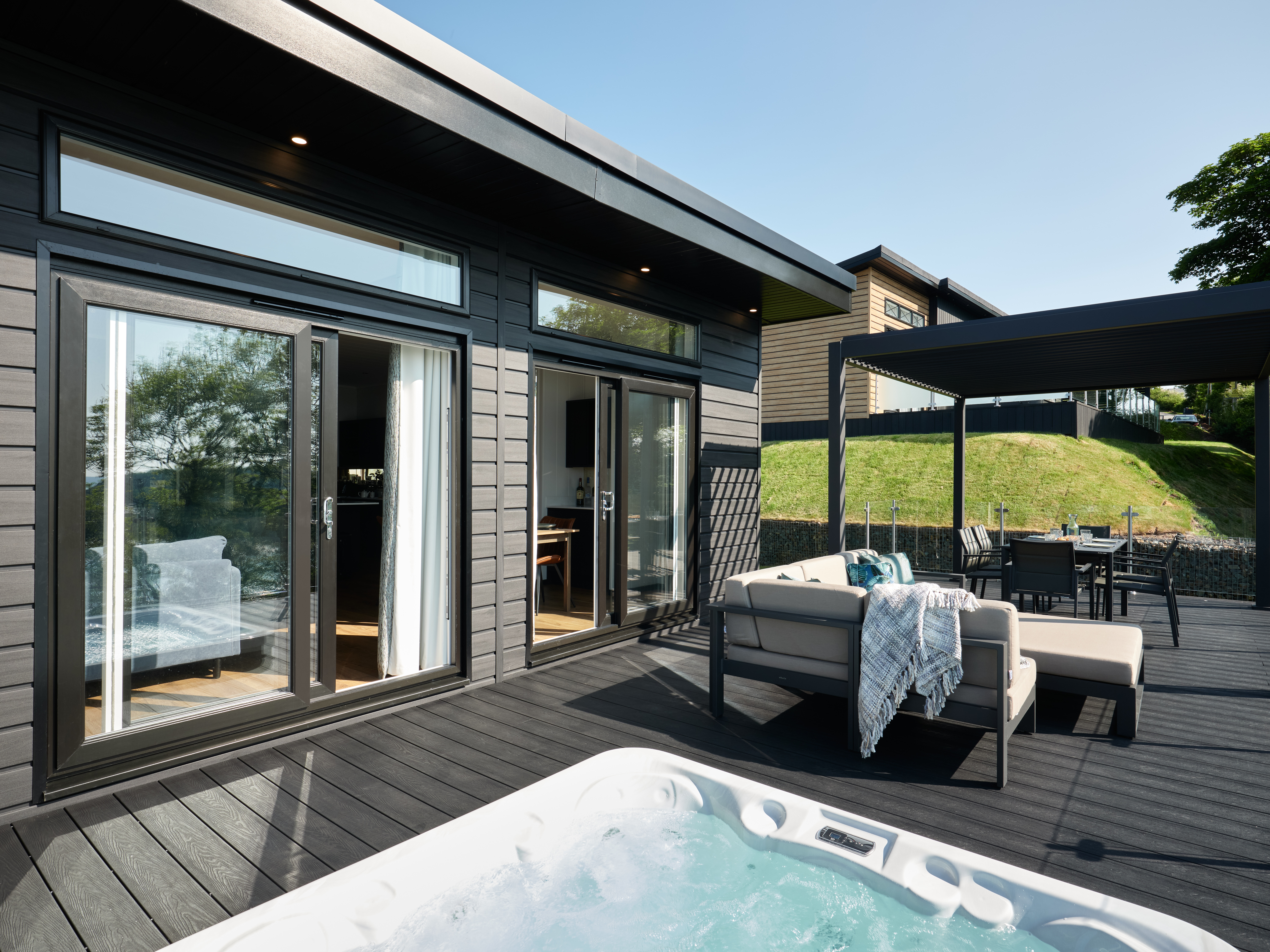 Luxury lodges with hot tubs for sale