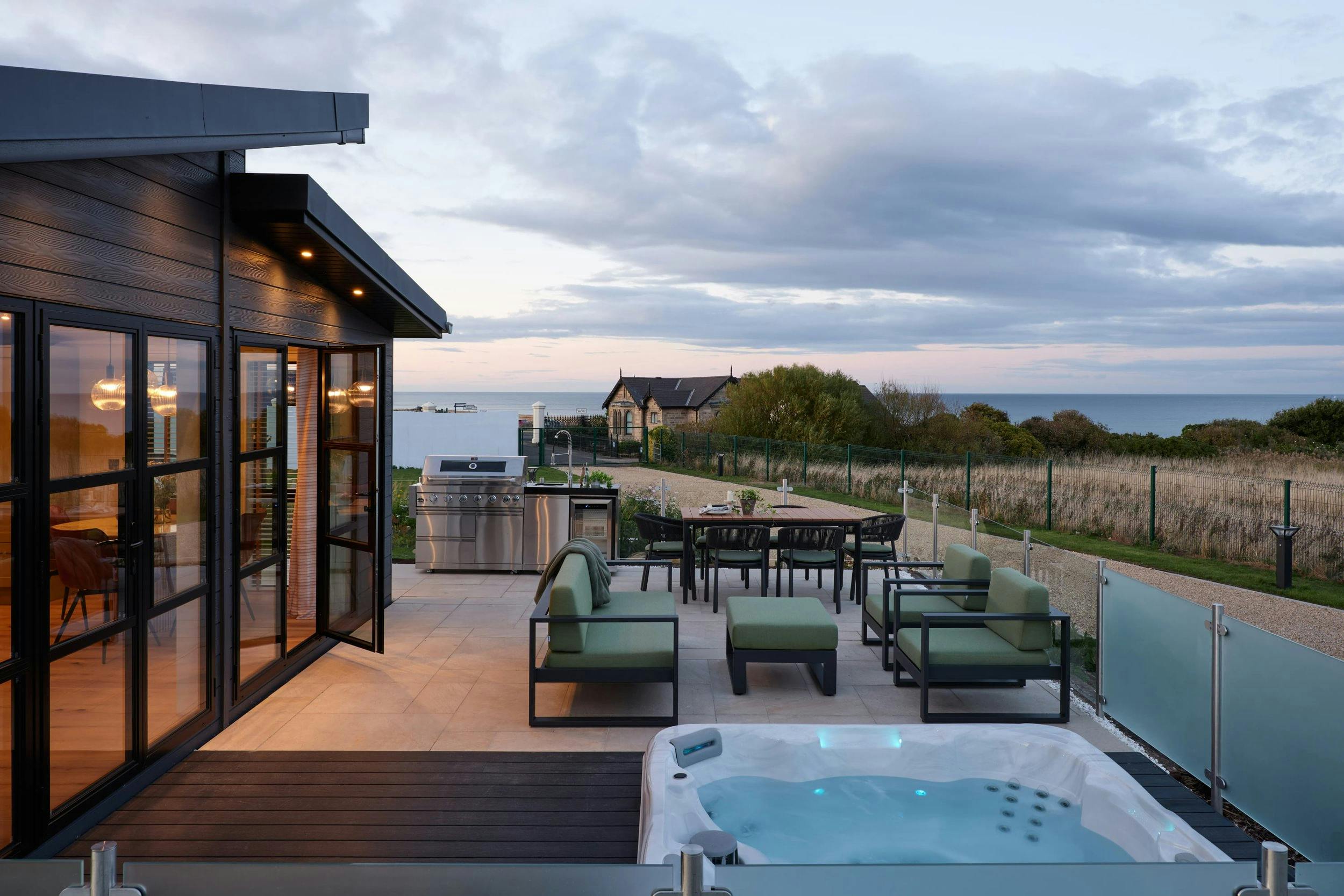Hexham Lodges resort setting
