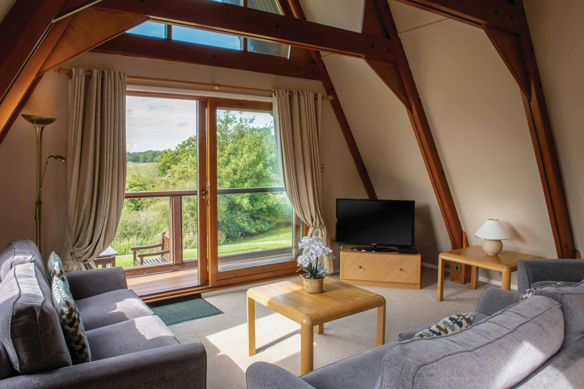 Lodge 8 Cottesmore Lodge Living Room