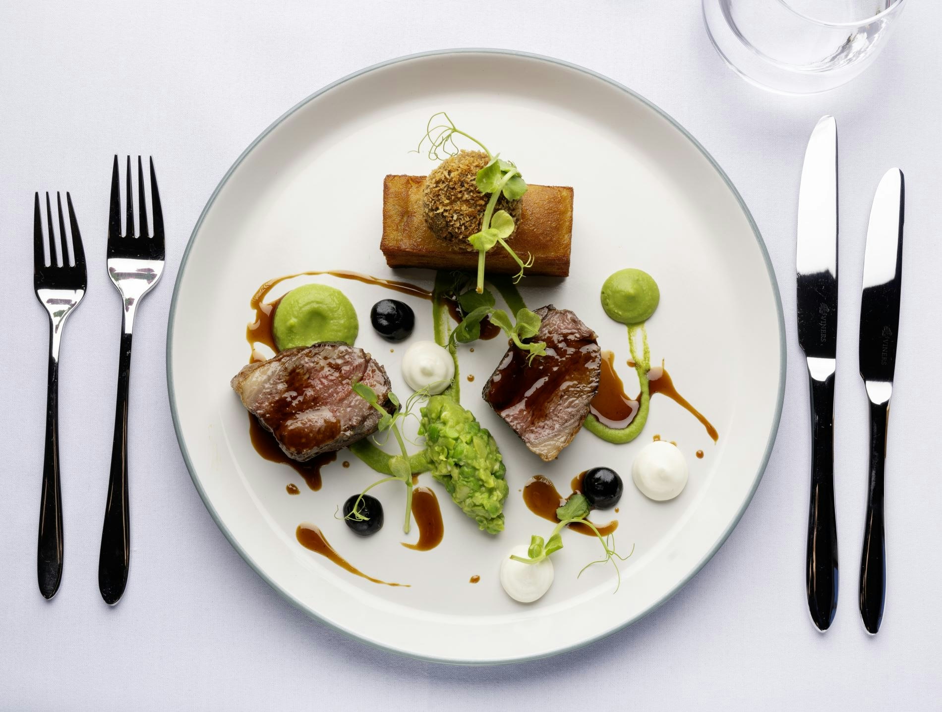 Picture of the Lamb dish served at Knipoch House Hotel