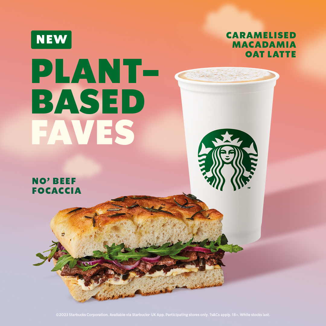 Starbucks Winter Campaign 2023 No'Beef Focaccia